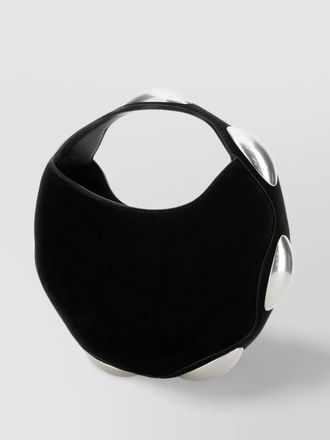 Alexander Wang unique shape suede shoulder bag