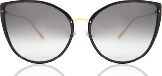 Linda Farrow LFL1244 C1 Mens Sunglasses Black Size Standard