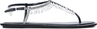 Rene Caovilla Chandelier sandals - women - Silk - 35 - Black