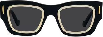 Loewe Square Full Rim Sunglasses - Black
