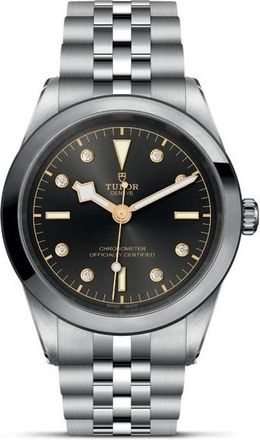 Tudor Automatic Diamond Black Dial Watch M79680-0004