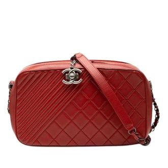 Chanel Pre-owned Cross Body Bags, female, Red, Size: ONE SIZE Pre-owned Vintage Cross Body Bag