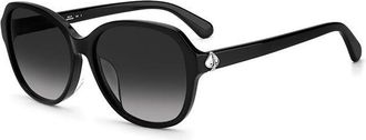 Kate Spade New York Saidi/F/S Asian Fit 807/9O Womens Sunglasses Black Size 58