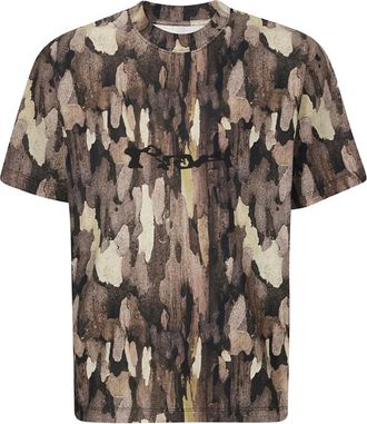 Roa T-shirt Bark - Marrone
