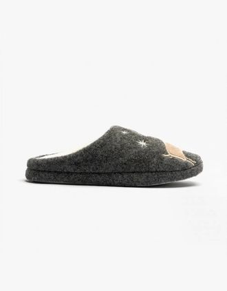 Jojoe Womens Jo & Joe DANCER Womens Slippers Grey - Size: 5/5.5/6