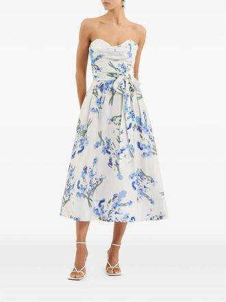 Rebecca Vallance Floral-print Midi Dress