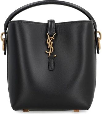 Saint Laurent Le 37 Mini Schoudertas - Dames - Handtassen - Zwart - ONE Size - Leer - Tassen
