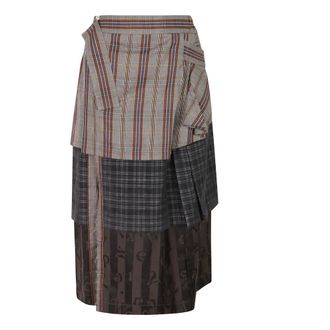 Vivienne Westwood Meghan Rok - Dames - Rokken - Veelkleurig - Maat: M Wol