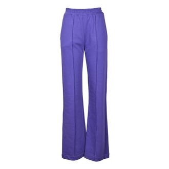 Dondup Broeken, Dames, Paars, S, Katoen, Tuta Wijde Broek