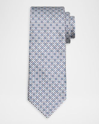 Stefano Ricci Men & apos;s Maxi-Mosaic Silk Tie