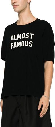 R13 Tops, Heren, Zwart, M, Katoen, I Dont Give A F Relaxed T
