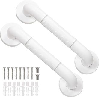 No Brand Dos Barras De Apoyo De Acero Inoxidable Para Ba&ntilde;o O Ducha, Ideales Para Personas Mayores (30 Cm)