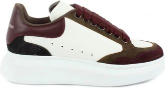 Alexander McQueen New Suede Velour Sneakers - Dames - Sneakers - Wit - 41 EU - Su&egrave;de - Schoenen