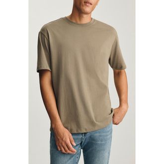 Mavi Relaxed Fit Cotton T-Shirt in Dusky Green at Nordstrom, Size X-Large