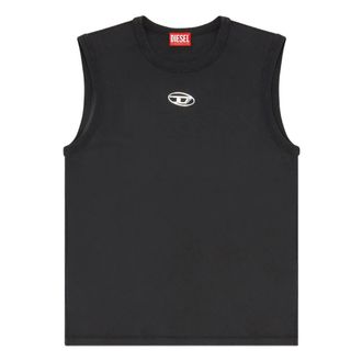 Diesel Sleeveless Tops, male, Black, Size: XL T Bisco Iod