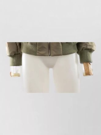 Bottega Veneta quilted satin bomber jacket
