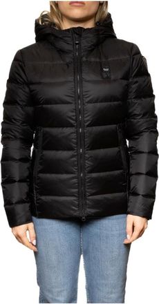 Blauer Charme Puffer Jas - Dames - Jassen - Zwart - Maat: 2XL Leer