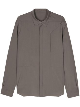 Rick Owens Camicia Fogpocket - Grigio