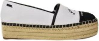 Karl Lagerfeld Schoenen, Dames, Wit, 40 EU, Bianca Espadrilles