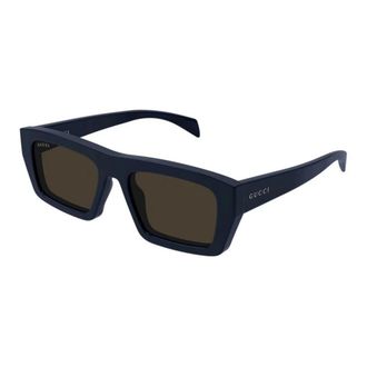 Gucci Gg 2020S 003 Zonnebrillen - Heren - Zonnebrillen - Blauw - 54 MM - Accessoires