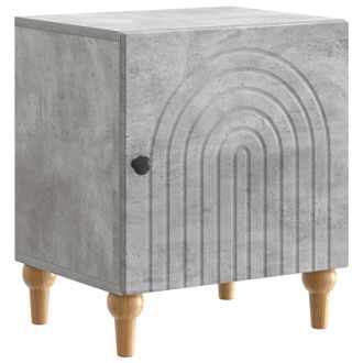 vidaXL Armario De Noche Gris Hormig&oacute;n 43 X 34,5 X 50 Cm Vidaxl