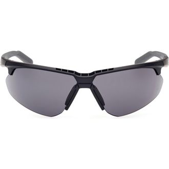 adidas 79mm Geometric Sunglasses in Smoke /Clear Lenses at Nordstrom