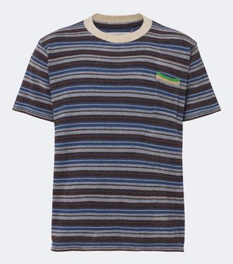 Maison Margiela Knitted striped T-shirt