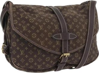 Louis Vuitton Pre-owned Vintage Monogram Idylle Canvas Schoudertas - Dames - Vintage Schoudertas - Bruin - ONE Size - Leer - Vintage