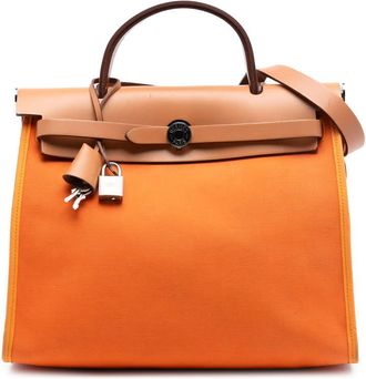 Herm&egrave;s Pre-owned Hermes Toile Herbag Zip 31 Ladies [P]