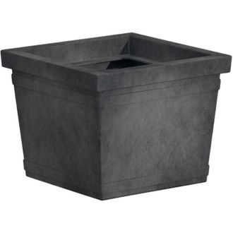Monacis Jarr&oacute;n Cuadrado Decorativo Cl&aacute;sico Tradicional De 48x48 Cm Y 38 Cm De Alto En Pol&iacute;mero Impruneta Resistente, Ideal Para Plantas En Jardines Y Terrazas