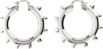 Jil Sander Zilveren Oorbellen Stijlvol Model 731 - Dames - Oorbellen - Grijs - ONE Size - Accessoires
