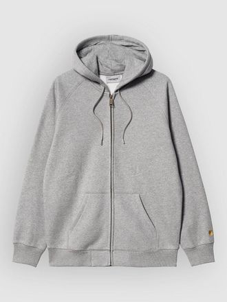 Carhartt Work in Progress Chase Sudadera con Cremallero gris