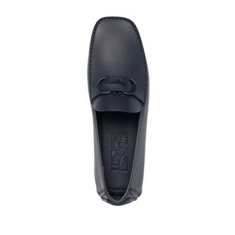 Ferragamo Mens Blue Loafers, US Size 7.5