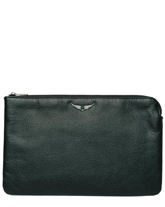 Zadig&Voltaire Uma Wings Grained Leather Pouch