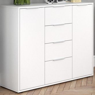 Vicco Aparador Leon, Blanco, 100 X 84 Cm Vicco