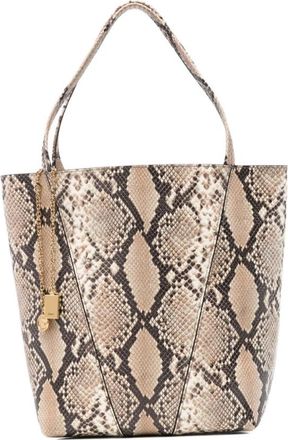 Chlo&eacute; Spin Tote - Dames - Shoppers - Beige - ONE Size - Leer - Tassen