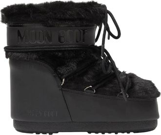 Moon Boot MB Icon Low Faux Fur - Shoes - Mujer - Negro - 36 EU
