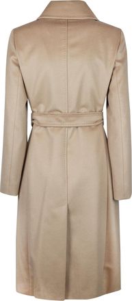 Max Mara Womens Long Wrap Coat Bcollag Camel
