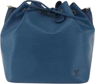 Louis Vuitton Pre-owned Bucket Bags, female, Blue, Size: ONE SIZE Pre-owned Bucket Bag