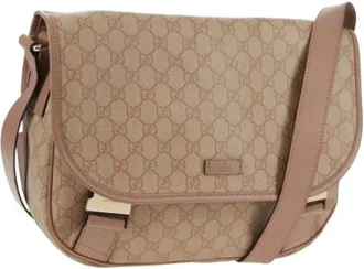 Gucci Pre-owned Cross Body Bags, female, Pink, Size: ONE SIZE Pre-owned Vintage Cross Body Bag