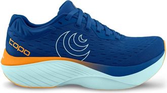 Topo Athletic Mens Atmos Shoes In Blue/orange