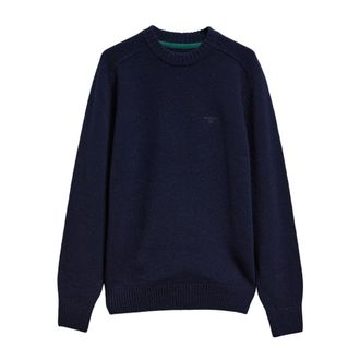 Barbour Maglione Girocollo Newtown - - Knitwear - Uomo - Blu - M