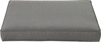 Maisons du monde Cojín para puf de jardín gris oscuro