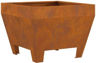 vidaXL Hoguera Marrón 50 x 50 x 38 cm Acero oxidado Vidaxl