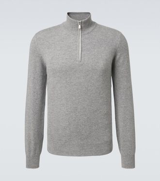 Brunello Cucinelli Cashmere half-zip sweater