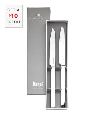 Mepra Gift Box 2Pc Steak Knives With $10 Credit