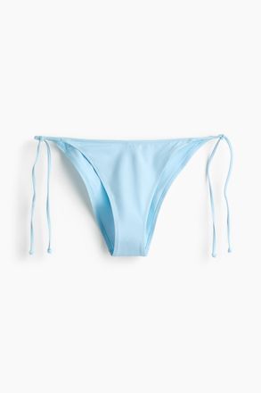 H&M Tie-Tanga Bikinihose - Blue
