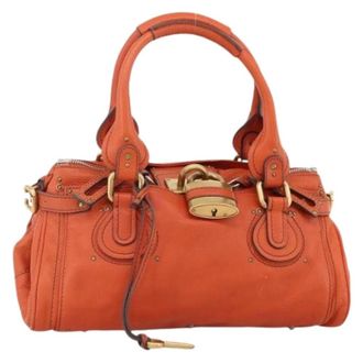 Chlo&eacute; Pre-owned Handbags, female, Orange, Size: ONE SIZE Pre-owned Hand Bag