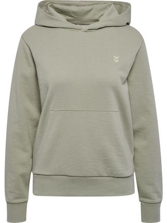 Hummel Kapuzensweatshirt HUMMEL HMLPULSE W SWEAT HOODIE, Damen, Gr. XS, seagrass, Obermaterial: 60% Baumwolle, 40% Polyester, normal normal, Sweatshirts Kapu