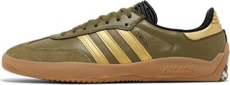 adidas x PALACE Samba Puig Focus Olive Metallic Gold HQ6100
